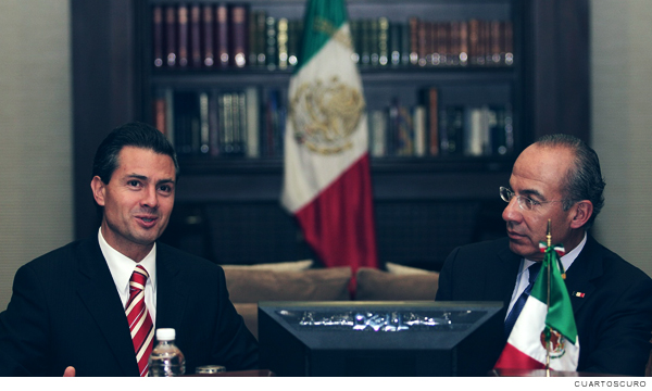 Expresidentes de México, Enrique Peña Nieto y Felipe Calderón