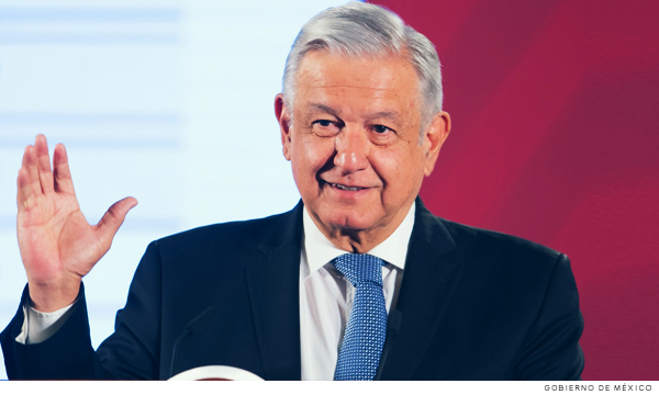 Imagen del presidente de México Andrés Manuel López Obrador