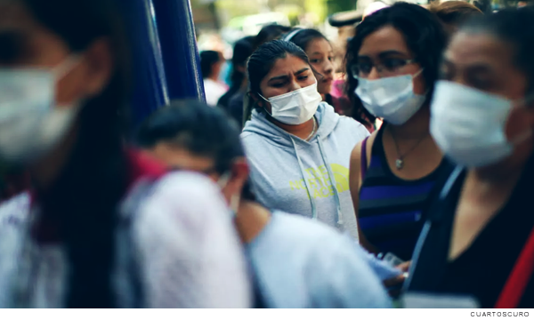 personas con cubrebocas en mexico