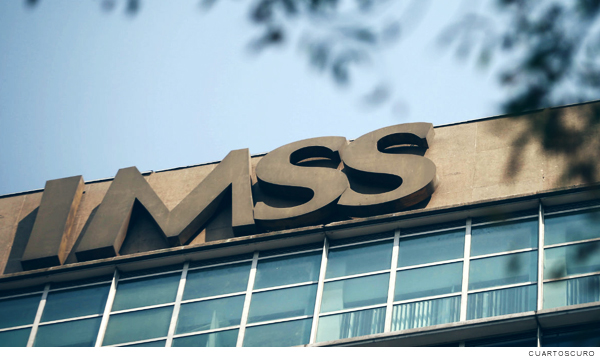 Fotografía del logo del IMSS