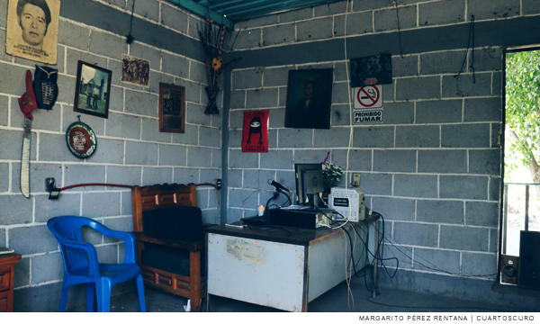 radio comunitaria de una de las zonas rurales de México