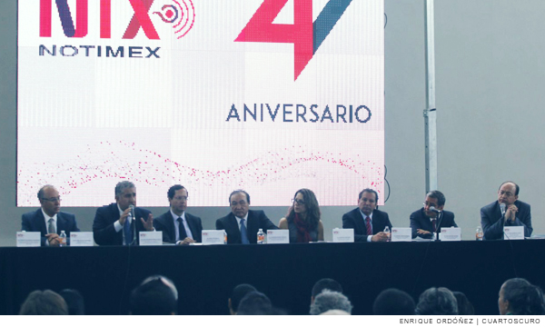 conferencia miembros de notimex