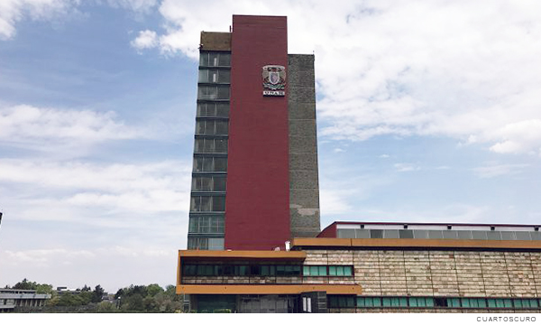 Edificio de la UNAM, una de las universidades públicas de México